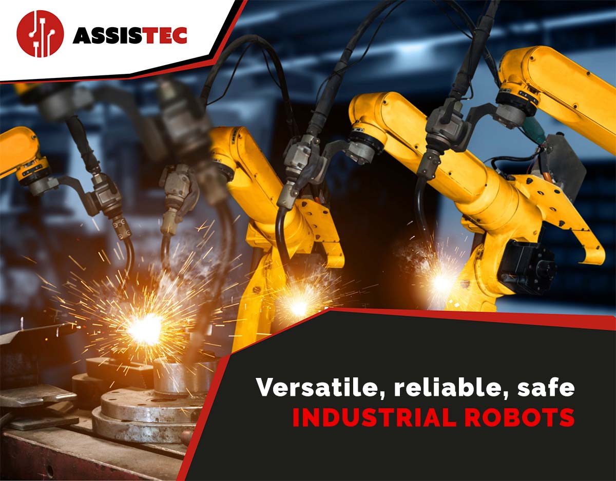 THE OPERATIONS CARRIED OUT BY AN INDUSTRIAL ROBOT: