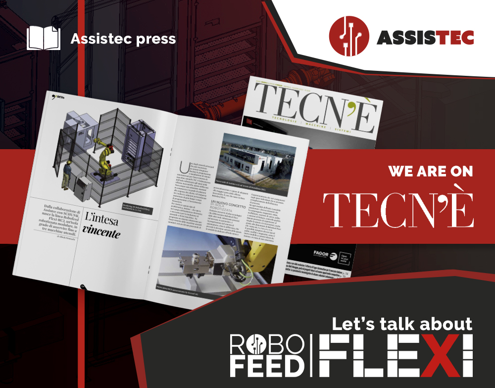 In June edition, Tecné magazine dedicates extensive space to Robofeed Flexi